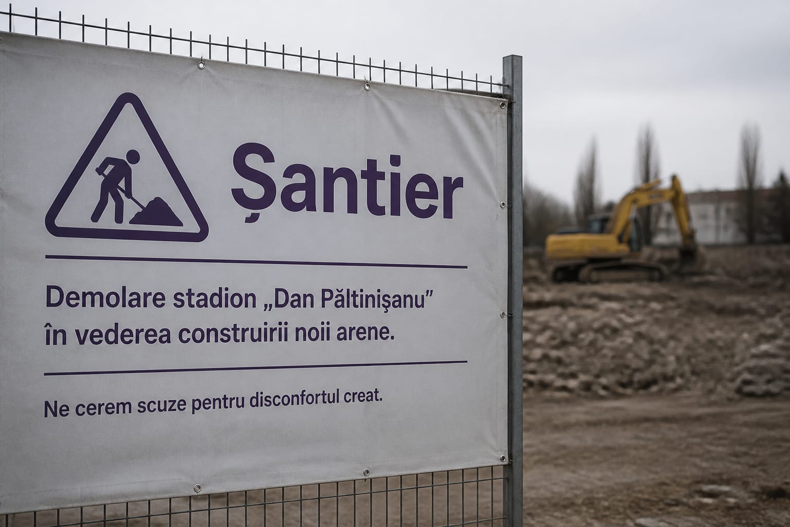 Contract semnat pentru noul Dan Păltinișanu: arena de 32.000 de locuri costă 603 milioane lei