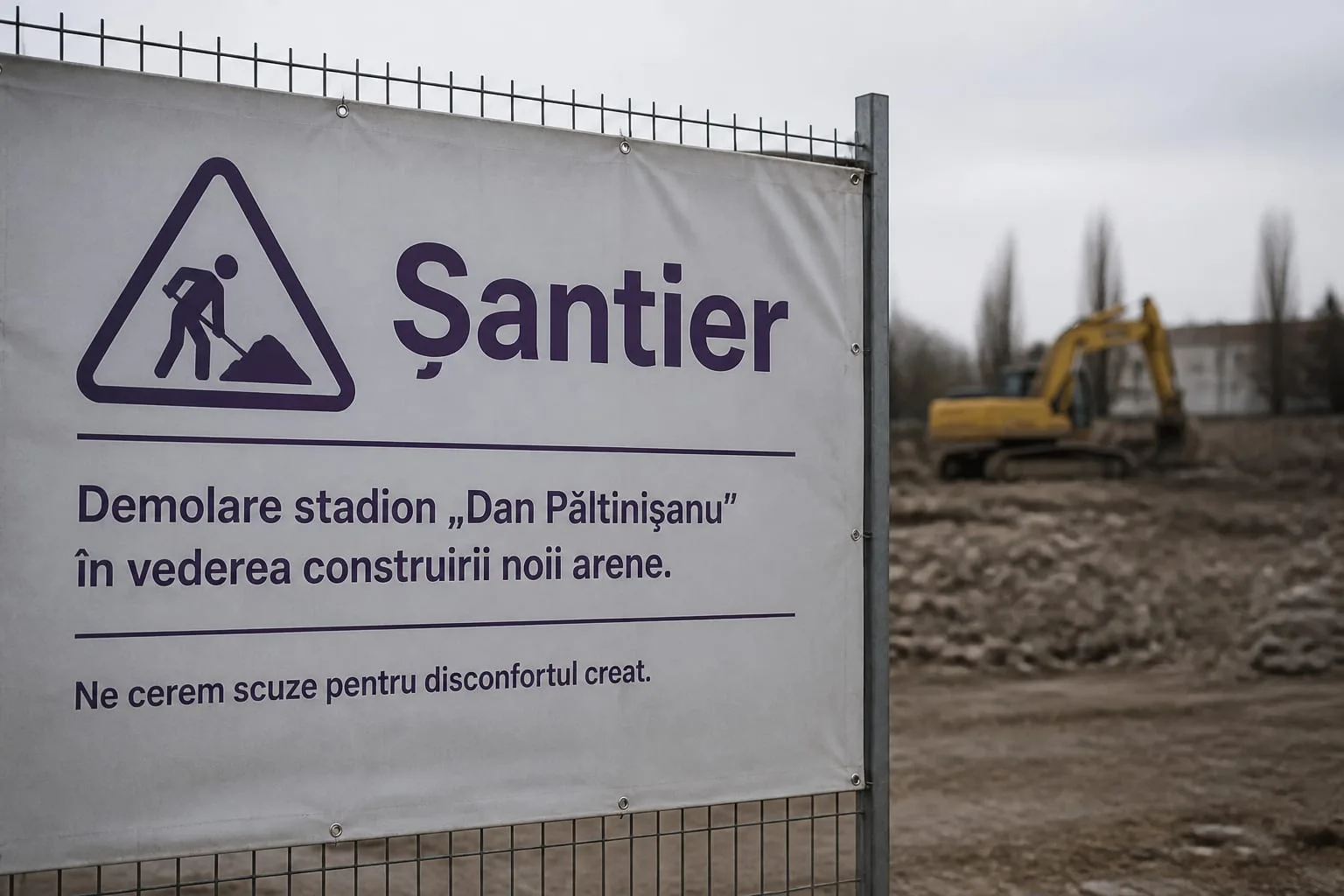 Contract semnat pentru noul Dan Păltinișanu: arena de 32.000 de locuri costă 603 milioane lei
