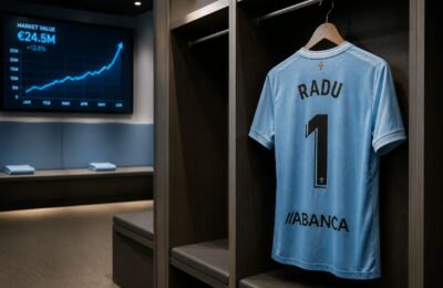 Ionuț Radu a devenit titular la Celta Vigo și cota sa a urcat la 9 milioane de euro