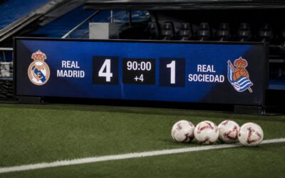 Mbappe a înscris un hat-trick la revenirea lui Jose Mourinho pe Bernabeu