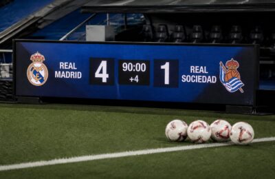 Mbappe a înscris un hat-trick la revenirea lui Jose Mourinho pe Bernabeu