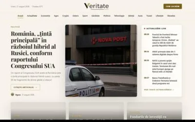 Veritate.ro propune știri scrise de 12 jurnaliști AI, pentru cititorii care vor fapte separate de opinii